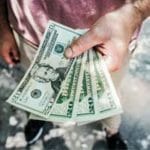 money in hand