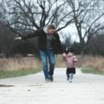 man and daughter